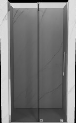 MEXEN/S - Velár posuvné sprchové dvere 110, grafit, chróm (871-110-000-41-01)