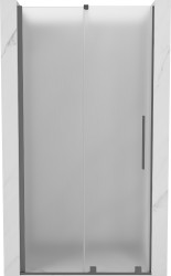 MEXEN/S - Velár posuvné sprchové dvere 120, dekor, grafit metal (871-120-000-31-95)