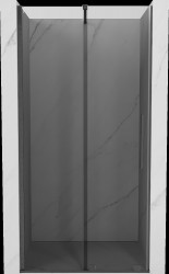 MEXEN/S - Velár posuvné sprchové dvere 120, grafit, grafit kartáčovaná (871-120-000-41-66)