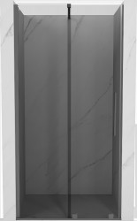 MEXEN/S - Velár posuvné sprchové dvere 120, grafit, grafit metal (871-120-000-41-95)