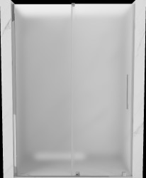 MEXEN/S - Velár posuvné sprchové dvere 140, dekor, chróm (871-140-000-31-01)