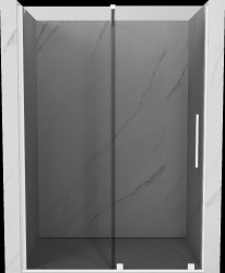 MEXEN/S - Velár posuvné sprchové dvere 140, grafit, biela (871-140-000-41-20)