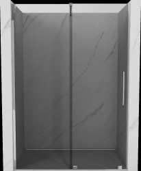 MEXEN/S - Velár posuvné sprchové dvere 140, grafit, chróm (871-140-000-41-01)