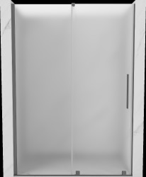 MEXEN/S - Velár posuvné sprchové dvere 150, dekor, grafit metal (871-150-000-31-95)