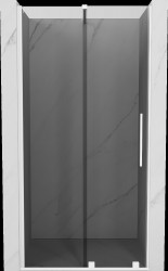 MEXEN/S - Velár posuvné sprchové dvere 90, grafit, biela (871-090-000-41-20)