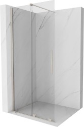 MEXEN/S - Velar Sprchová zástena posuvná Walk-in 100 x 200, transparent 8 mm, nikel kartáčovaný (871-100-000-03-97)