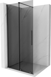 MEXEN/S - Velar Sprchová zástena posuvná Walk-in 120 x 200, grafit 8 mm, grafit kartáčovaná (871-120-000-43-66)
