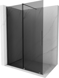 MEXEN/S - Velar Sprchová zástena posuvná Walk-in 150 x 200, grafit 8 mm, grafit metal (871-150-000-43-95)