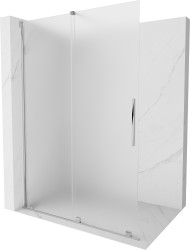MEXEN/S - Velar Sprchová zástena posuvná Walk-in 160 x 200, dekor 8 mm, chróm (871-160-000-33-01)