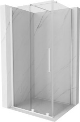 MEXEN/S - Velár sprchovací kút 100 x 90, transparent, biela (871-100-090-01-20)