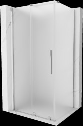 MEXEN/S - Velár sprchovací kút, posuvné dvere 100 x 70, dekor, chróm (871-100-070-31-01)