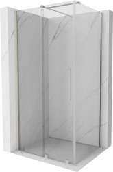 MEXEN/S - Velár sprchovací kút, posuvné dvere 100 x 75, transparent, nikel kefovaná (871-100-075-01-97)