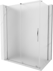 MEXEN/S - Velár sprchovací kút, posuvné dvere 150 x 85, dekor, chróm (871-150-085-31-01)
