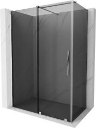 MEXEN/S - Velár sprchovací kút, posuvné dvere 160 x 85, grafit, chróm (871-160-085-41-01)