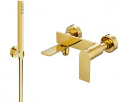 MEXEN/S - Zero SET vaňová batéria s príslušenstvom R70, zlatá (7113R70-50)