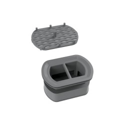 MEXEN - Sifón z filtrom do odtokového žľabu, sivý (1010098)