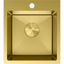 MEXEN - Solix oceľový drez 1-bowl 400 x 450 mm, zlatá (6401401000-55)