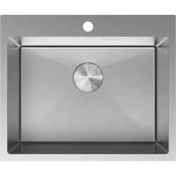 MEXEN - Solix oceľový drez 1-bowl 600 x 500 mm, nerez (6408601000-01)