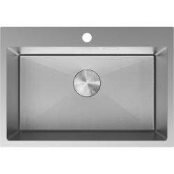 MEXEN - Solix oceľový drez 1-bowl 650 x 450 mm, nerez HC (6403651000-01HC)