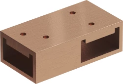 MEXEN - Spojka stabilizačných vzpier pre sprchové zásteny Kioto meď kartáčovaná (800-09-65)