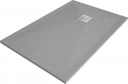 MEXEN - Stone+ sprchová vanička obdĺžniková 100x70, sivý betón (44617010)