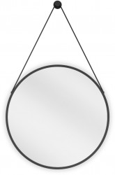 MEXEN - String zrkadlo 50 cm, čierny rám (9854-050-050-000-70)