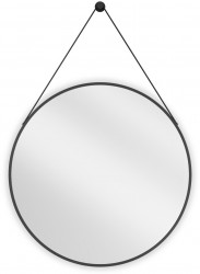 MEXEN - String zrkadlo 70 cm, čierny rám (9854-070-070-000-70)