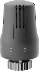 MEXEN - Termostatická hlavica pre radiátor, antracit (W908-002-66)