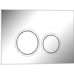 MEXEN - Tex 01 splachovacie tlačidlo, chróm lesklá (6101-03)