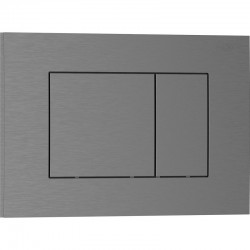 MEXEN - Tex 02 splachovacie tlačidlo, grafit kartáčovaná (6102-12)