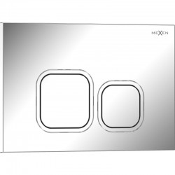 MEXEN - Tex 03 splachovacie tlačidlo, chróm lesklá (6103-03)