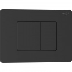 MEXEN - Tex 05 splachovacie tlačidlo, čierna matná (6105-02)