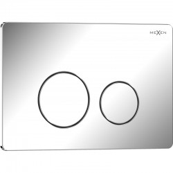 MEXEN - Tex 06 splachovacie tlačidlo, chróm lesklá (6106-03)