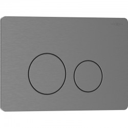 MEXEN - Tex 06 splachovacie tlačidlo, grafit kartáčovaná (6106-12)