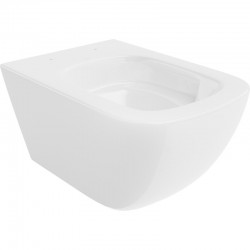 MEXEN - Timo Závesná WC misa Rimless Tornado, biela lesk (3365XX00T)