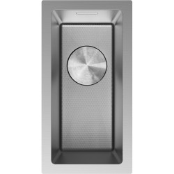 MEXEN - Trixo oceľový drez 1-bowl 230 x 440 mm, nerez HC (6411221000-01HC)