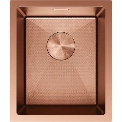 MEXEN - Trixo oceľový drez 1-bowl 370 x 440 mm, meď HC (6412371000-65HC)