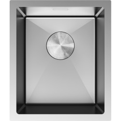 MEXEN - Trixo oceľový drez 1-bowl 370 x 440 mm, nerez (6412371000-01)