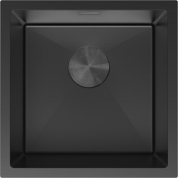 MEXEN - Trixo oceľový drez 1-bowl 440 x 440 mm, čierna (6413441000-70)