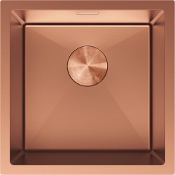 MEXEN - Trixo oceľový drez 1-bowl 440 x 440 mm, meď (6413441000-65)