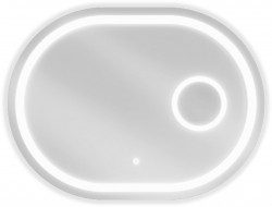 MEXEN - Umba zrkadlo s osvetlením s kozmetickým zrkadlom 100 x 80, LED 600 (9822-100-080-611-00)