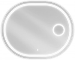 MEXEN - Umba zrkadlo s osvetlením s kozmetickým zrkadlom 80 x 60, LED 600 (9822-080-060-611-00)