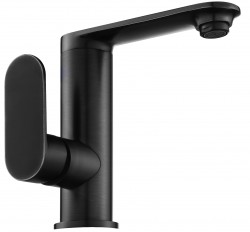 MEXEN - Umývadlová batéria Milo, rukoväť z boku, čierna (71305-70)