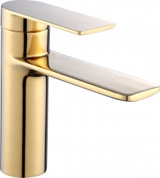 MEXEN - Umývadlová batéria Zero, zlatá (71100-50)