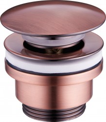 MEXEN - umývadlová výpust click-klak univerzálny medi starožitný (79930-45)