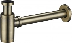 MEXEN - Umývadlový sifón, starožitná mosadz (79950-40)