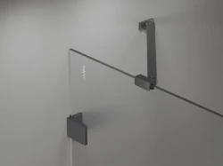 MEXEN - UNI konzola uhlová 35 cm 1 ks grafit metal (830-09-95)