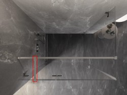 MEXEN - UNI spojka držiaka 20 cm 1 ks nikel kartáčovaná (830-11-97)