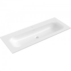 MEXEN - Vela umývadlo zapustené do dosky 121 x 46,5, biela lesk (25231200)