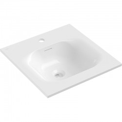 MEXEN - Vela umývadlo zapustené do dosky 46 x 46,5, biela lesk (25234500)